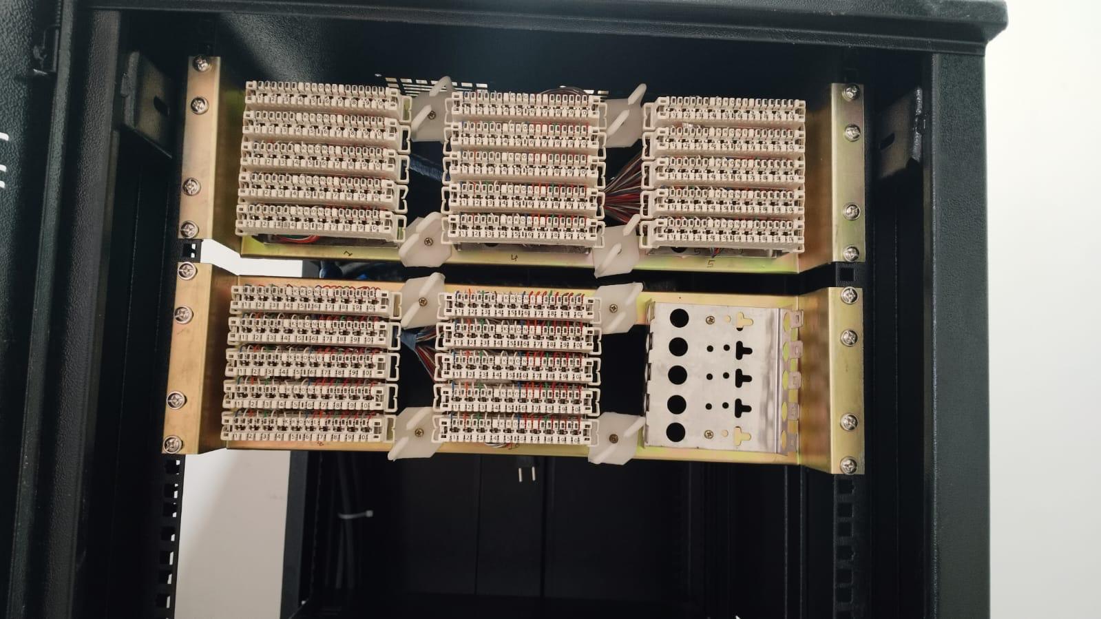 Data Closet Rack Mounting & Cable Ties