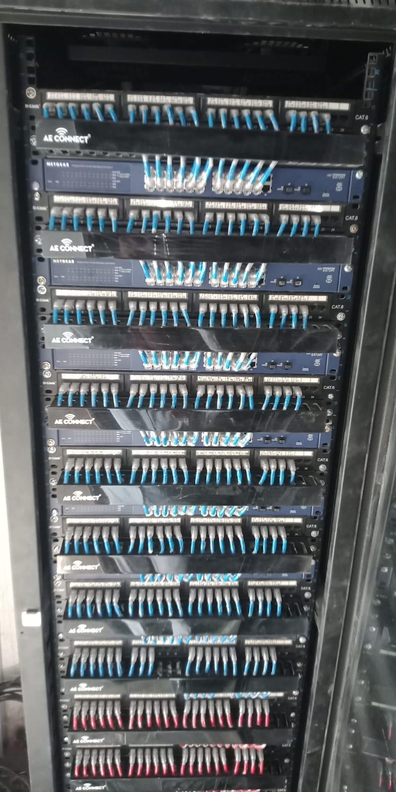 Structured Network Rack Inspection & Labelling