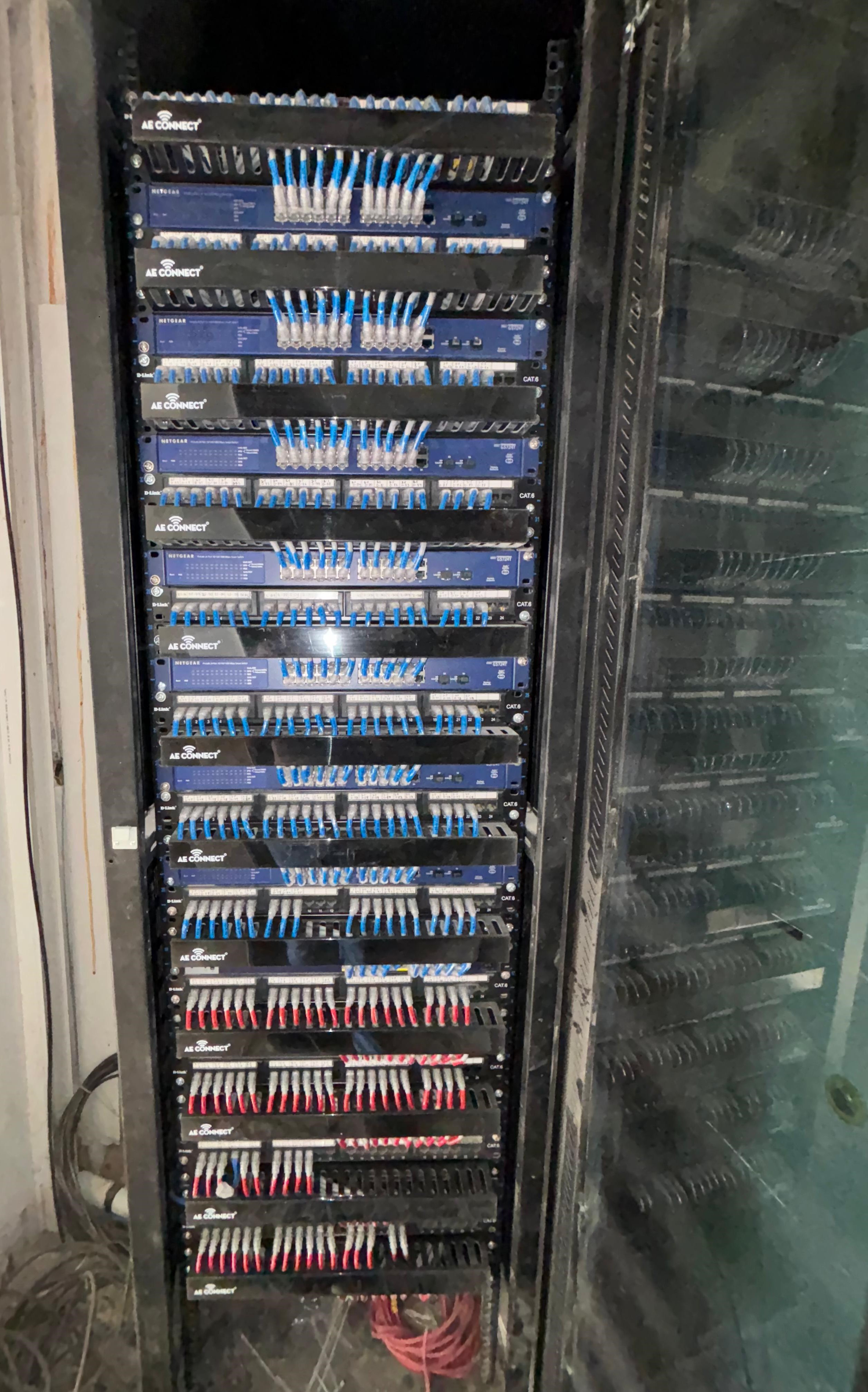 Network Distribution Hub & Cable Trunking