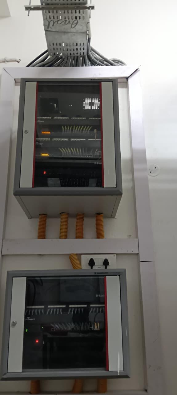 Structured Cabling Wall Outlet Termination